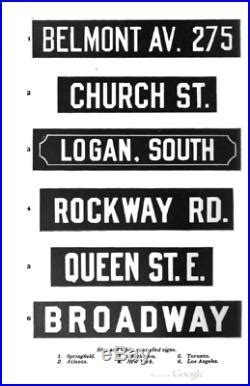 circa 1928 metal porcelain enamel box signs streets los angeles|1900s porcelain signs.